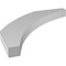 Ekena Millwork 3 1/2-in. W x 36-in. D x 36-in. H Thorton Architectural Grade PVC Knee Brace BRCP035X36X36THR - alternate 5